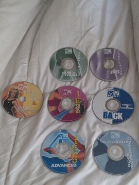 Winsor Pilates Workout 7 Disk DVD Set - Multi Color Power Sculpting Workout